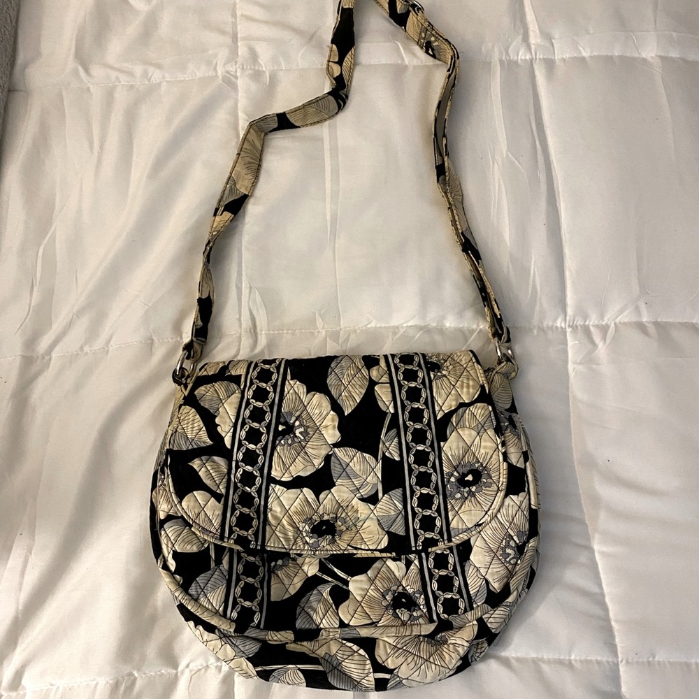 Vera Bradley Shoulder Purse - Retired Pattern Purse - Camellia (Spring 2012)